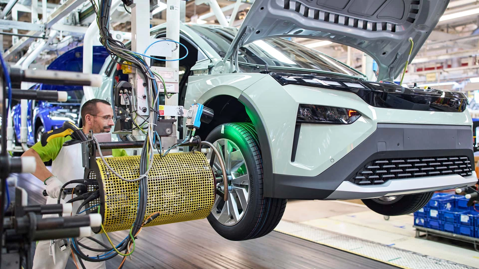 Skoda elroq produktion in mlada boleslav montage der rader