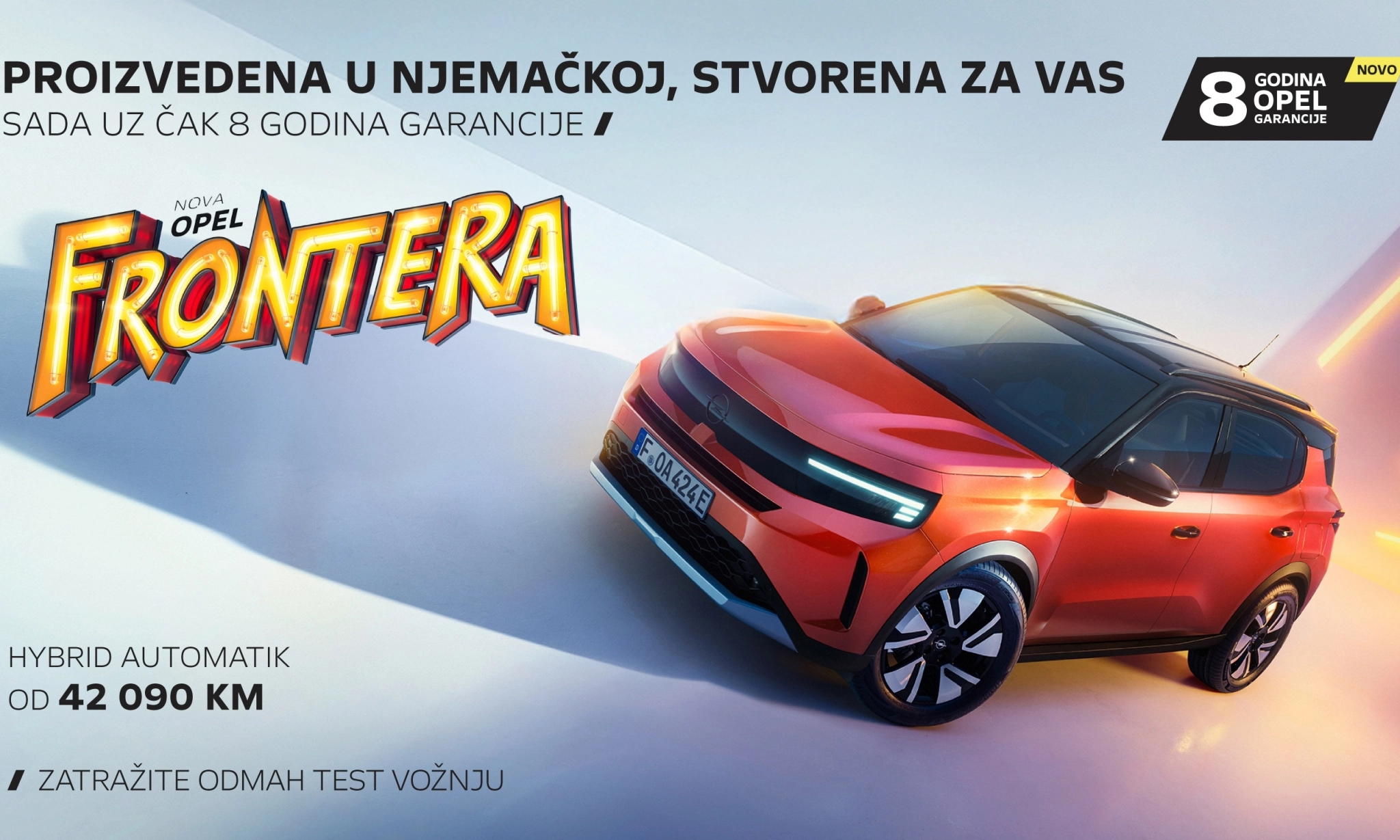 Opel Frontera Hybrid za 42.090 KM